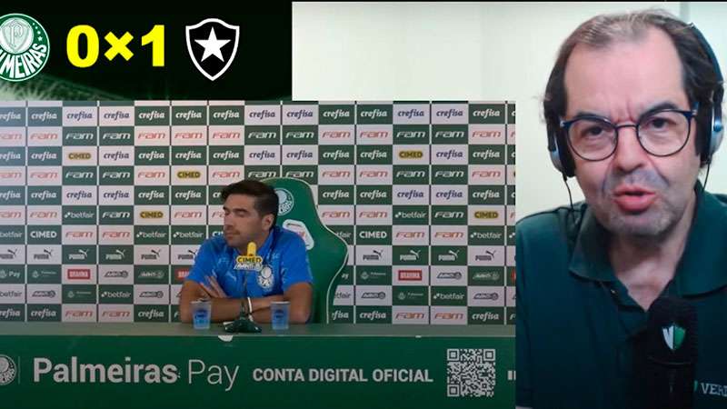 React Coletiva Abel Ferreira Palmeiras X Botafogo Verdazzo