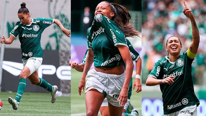 Campeão, Palmeiras tem 3 jogadoras na seleção do Campeonato Paulista Feminino, promovida pela FPF.