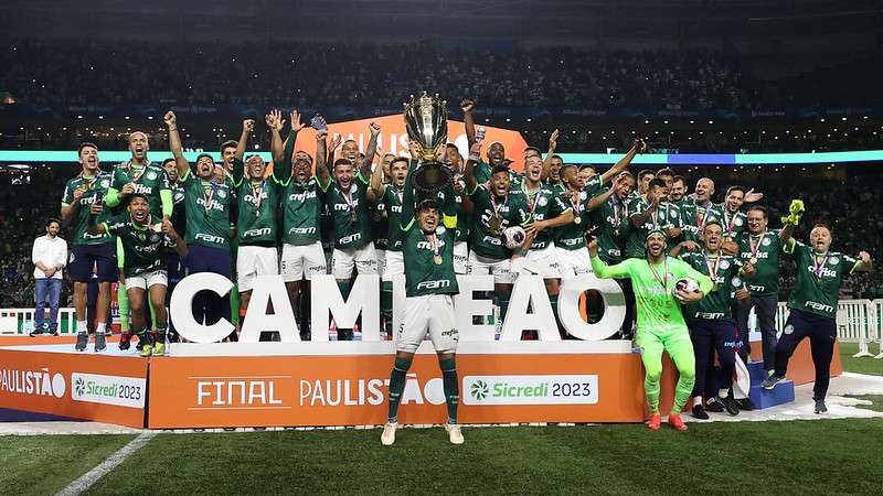 Palmeiras vence o Água Santa e é campeão do Paulistão 2023