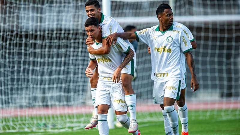 Sub-20: Palmeiras atropela o Bahia e volta a vencer no Campeonato Brasileiro.