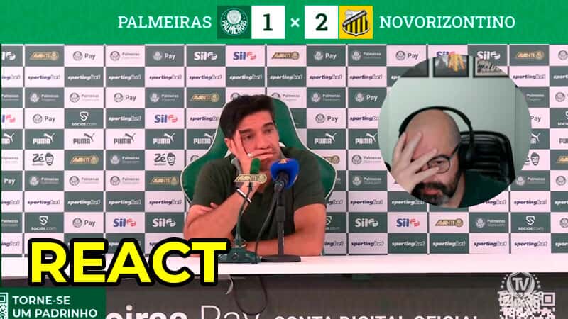 REACT – Coletiva Abel Ferreira – Palmeiras 1×2 Novorizontino