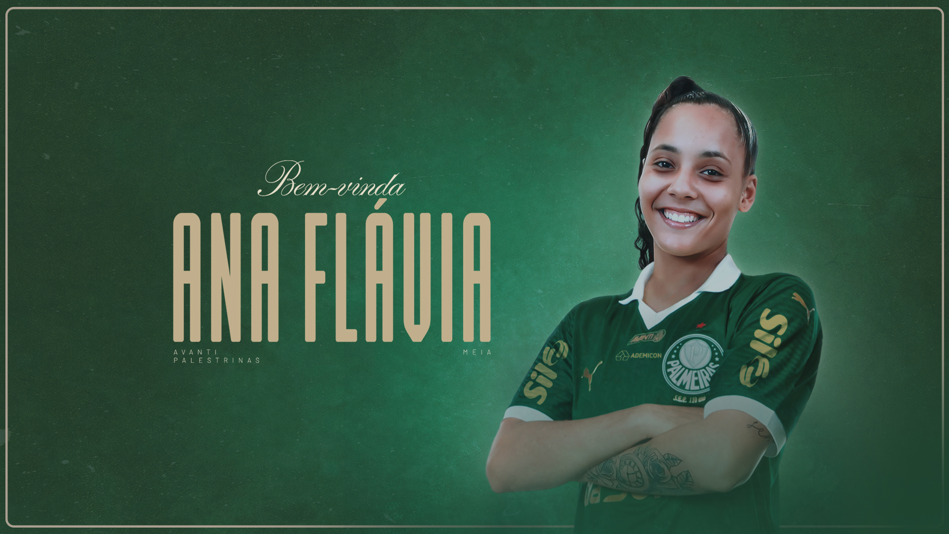 Palmeiras apresenta Ana Flávia, destaque nas categorias de base