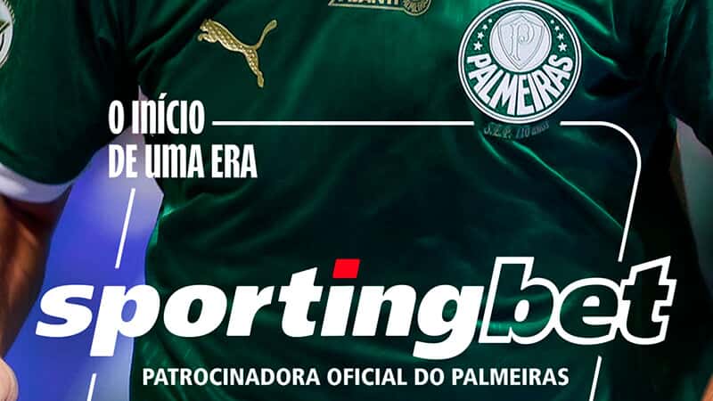 A Sportingbet está na área! O Palmeiras anunciou oficialmente seu novo patrocinador máster